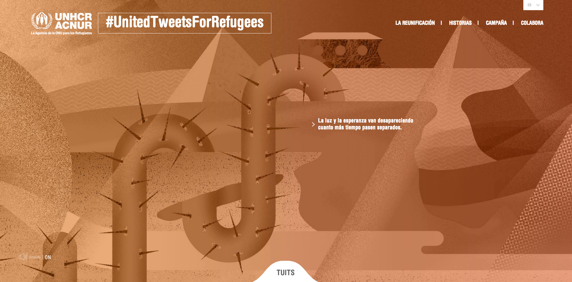 UNHCR United Tweets for Refugees brief visual.